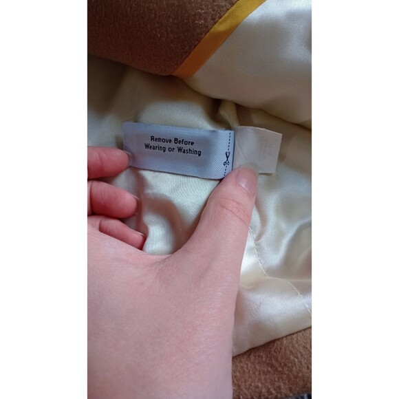 J Crew Wool Jacket Pea Coat Double Breasted Brown Sz 0 NWOT Preppy - Picture 4 of 7